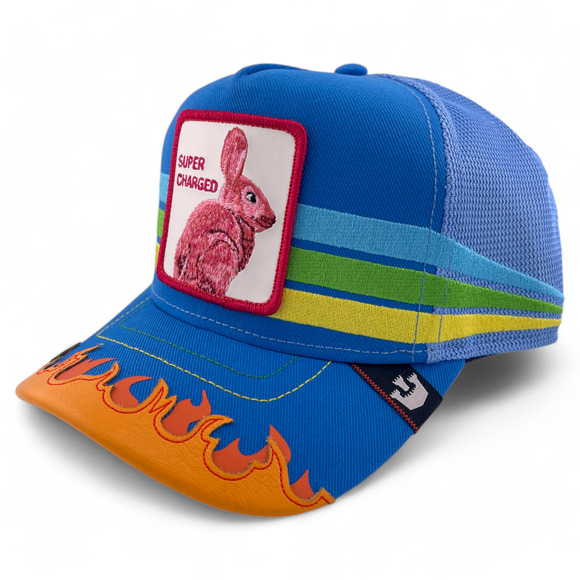 Goorin Bros Super Charged Bunny Rabbit Going and The Farm Adjustable Trucker Hat - Picture 1 of 7
